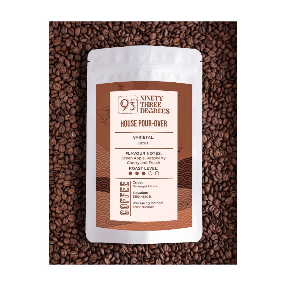 House Pour-Over Coffee - Medium Roast, Flavour Notes: Green Apple Raspberry Cherry, and Peach