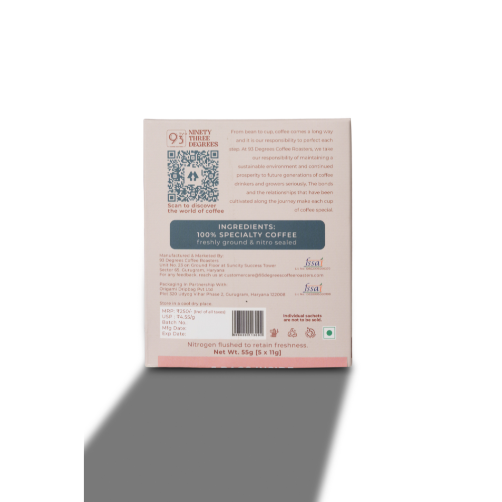 93 Easy Pour-Over Box (5 Bags in 1 Box)