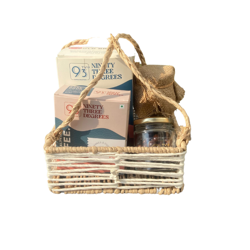 GIFT BASKET AP (Cold Brew Box, Easy Pour-Over Box, Dragees, and Cookies)