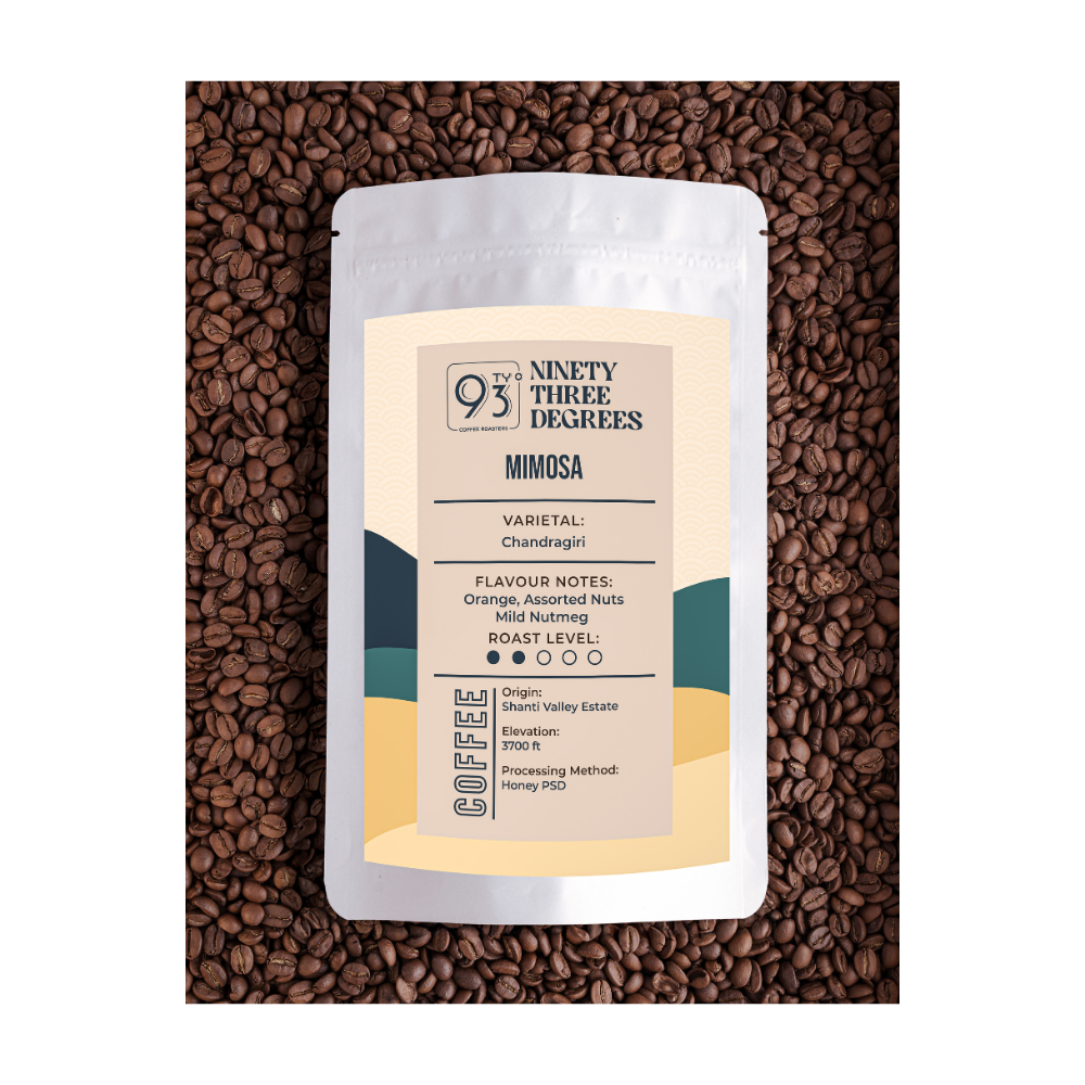 Mimosa - Medium Light Roast, Flavour Notes - Orange, Assorted Nuts and Mild Nutmeg