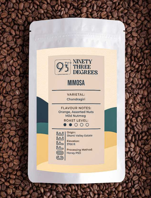 Mimosa - Medium Light Roast, Flavour Notes - Orange, Assorted Nuts and Mild Nutmeg