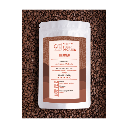 Tiramisu Coffee- Medium Dark Roast, Flavour Notes: Roasted Coffee Cocoa Butter & Nutty