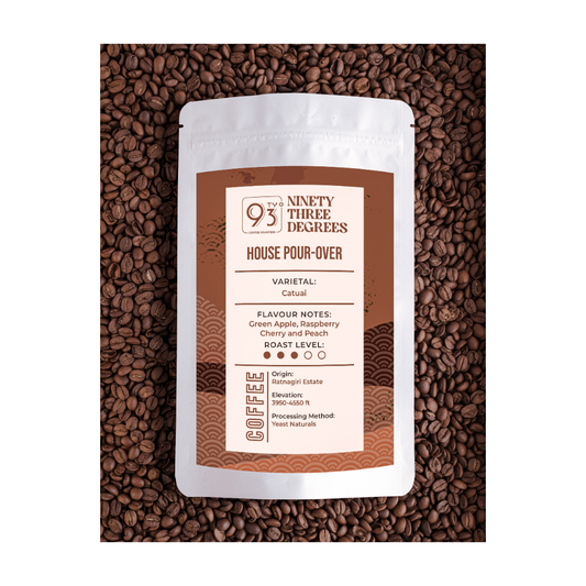 House Pour-Over Coffee - Medium Roast, Flavour Notes: Green Apple Raspberry Cherry, and Peach