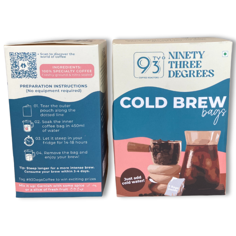 93 Cold Brew Box (5 Bags in 1 Box)