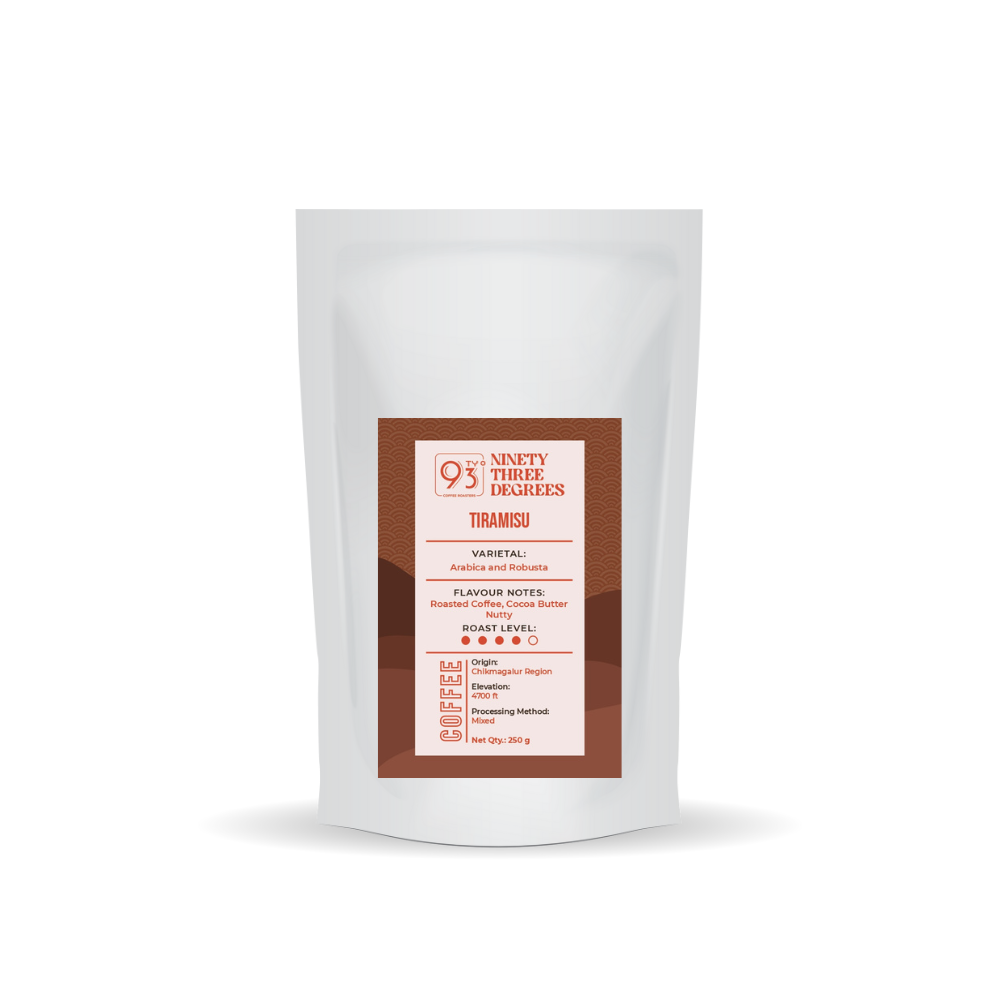 Tiramisu Coffee- Medium Dark Roast, Flavour Notes: Roasted Coffee Cocoa Butter & Nutty