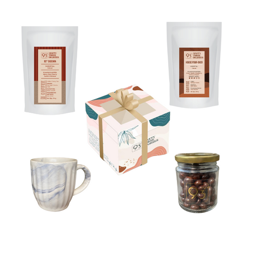 THE MINI CV (Coffee Beans - 250g, Cascara , Small Cup and Dragees)