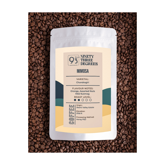 Mimosa - Medium Light Roast, Flavour Notes - Orange, Assorted Nuts and Mild Nutmeg