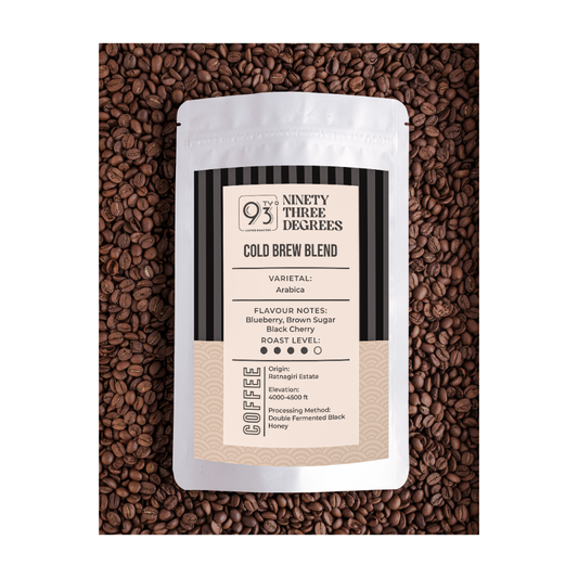 Cold Brew Blend Coffee - Medium Dark Roast, Flavour Notes: Blueberry, Brown Sugar and Black Cherry