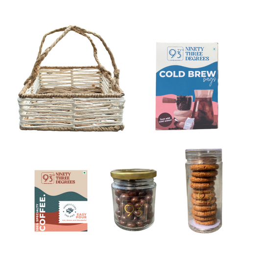 GIFT BASKET AP (Cold Brew Box, Easy Pour-Over Box, Dragees, and Cookies)