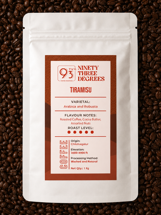Tiramisu Coffee- Medium Dark Roast, Flavour Notes: Roasted Coffee Cocoa Butter & Nutty