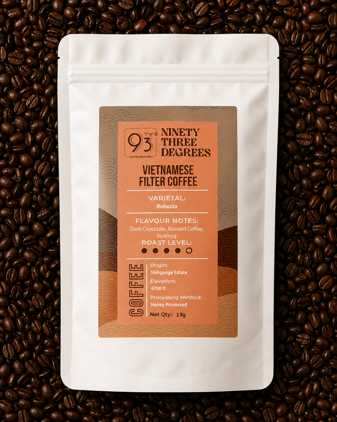 Vietnamese Filter Coffee- Medium Dark Roast, Flavour Notes: Chocolate, Assorted Nuts & Roasted Coffee