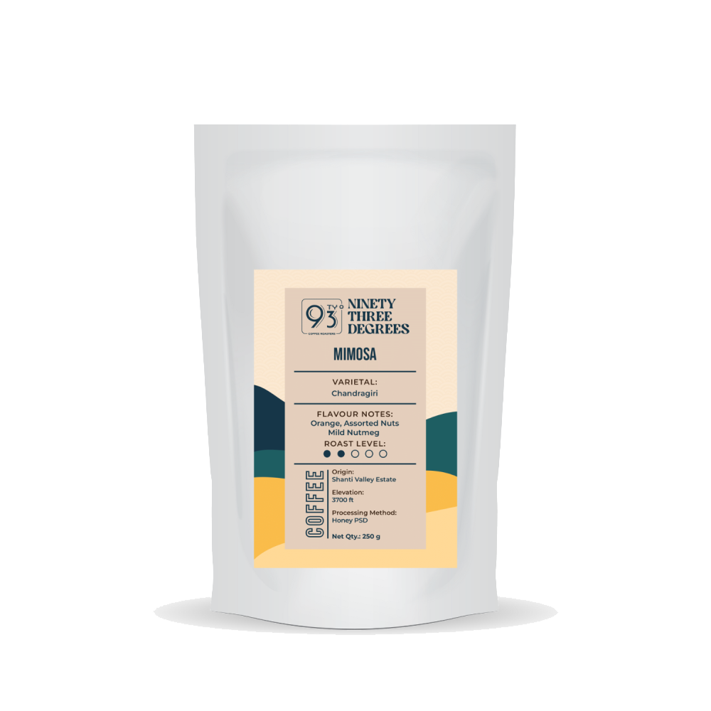 Mimosa - Medium Light Roast, Flavour Notes - Orange, Assorted Nuts and Mild Nutmeg